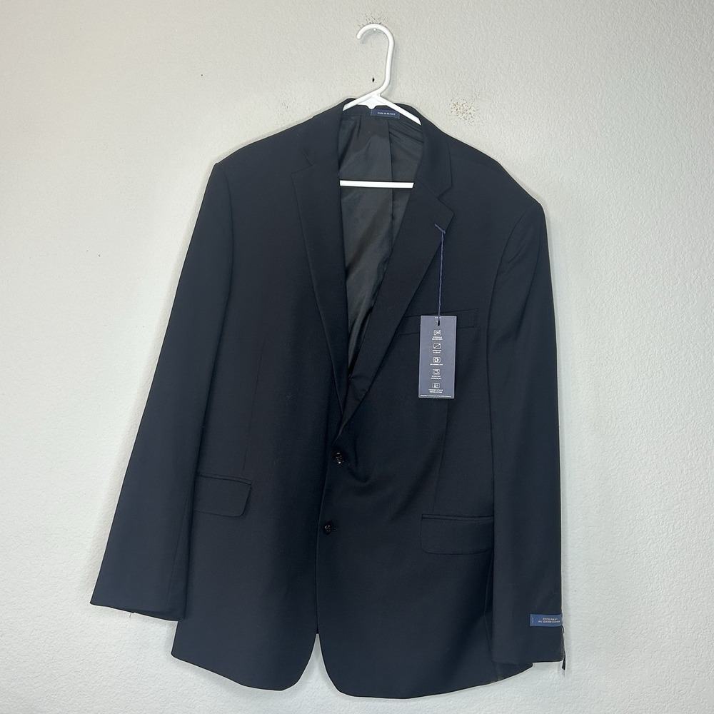 NWT Stafford Coolmax All Season Stretch Suit Jacket Men's Sz 50 R Classic Fit